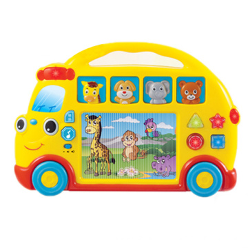 Bebé juguetes musicales inteligente autobús para bebé (h0410491)